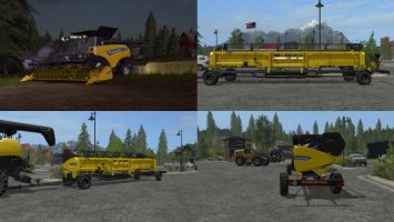 New Holland cutters and trailer