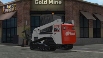 Bobcat 863 Turbo With Bobcat Shovel FS17