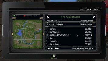 FarmingTablet - App: StorageOverview v1.2 FS17