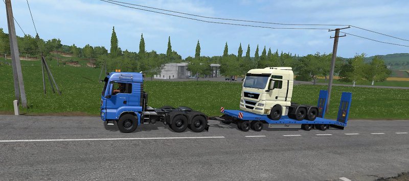 Fliegl 4 Axle Lowloader Fs17 Mod Mod For Farming Simulator 17 Ls Portal 0741