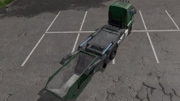 MAN Skip Truck with Container FS17