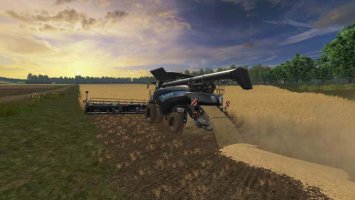 New Holland CR 10.90 with many extras FS17