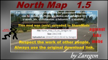 North Map 1.5 ets2