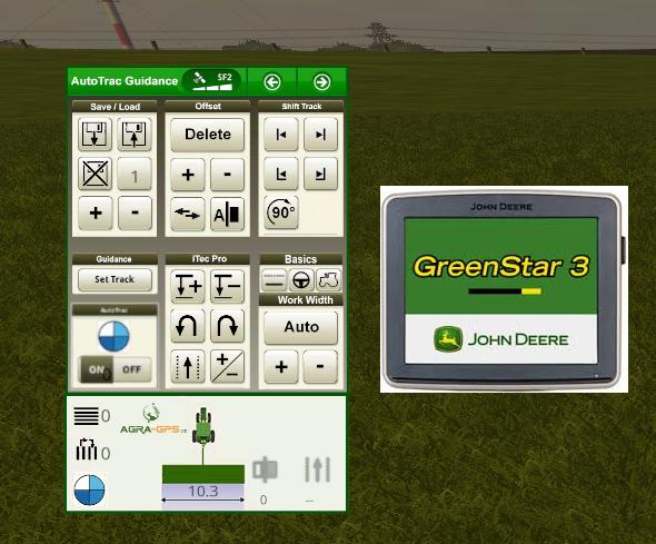AgraGPS John Deere AutoTrac Mod - FS17 Mod Mod for Farming Simulator 17 Portal