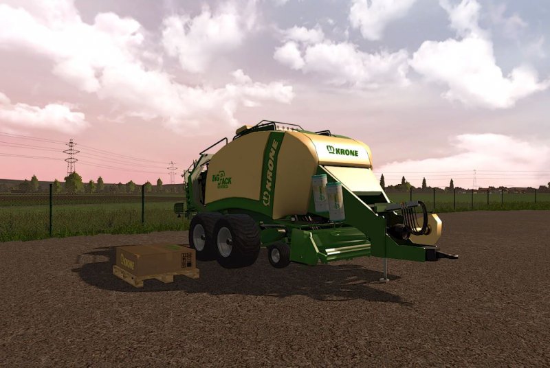 Fbm Team Krone Bigpack 1290 Messervorsatz Dh 100 Fs17 Mod Mod For Landwirtschafts 0040