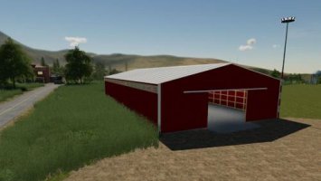 72X150 Red Storage shed prefab FS19