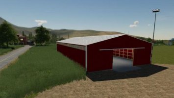 72X150 Red Storage shed prefab fs19