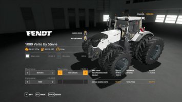 Fendt 1000 Vario by Stevie FS19