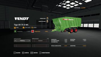 FS19 Fendt Tigo XR 75