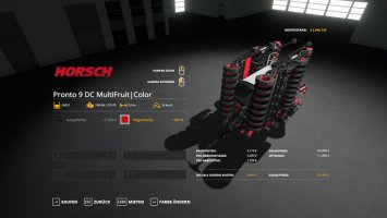 Horsch Pronto 9DC - MultiFruit - MultiColor v1.1