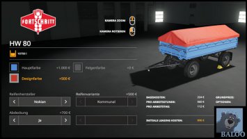 HW80 with color choice and more FS19