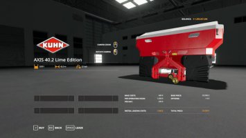 Kuhn Axis 40.2 Lime Edition fs19