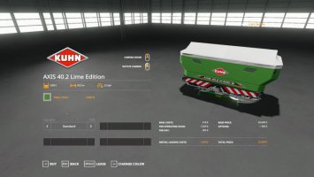 Kuhn Axis 40.2 Lime Edition v1.0.0.1 fs19