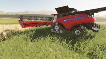 New Holland combine and header pack FS19