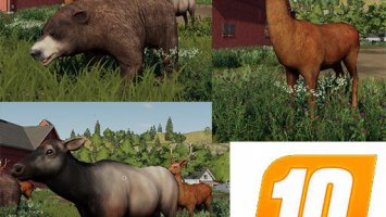 Placeable wild animals FS19