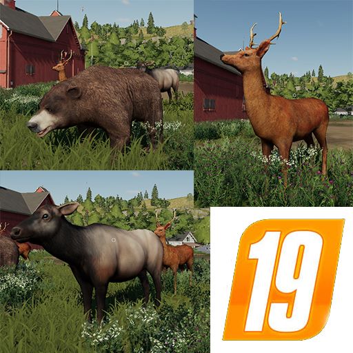 Placeable Wild Animals Fs19 Mod Mod For Farming Simulator 19 Ls