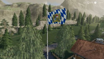 Bayern Flagge platzierbar FS19