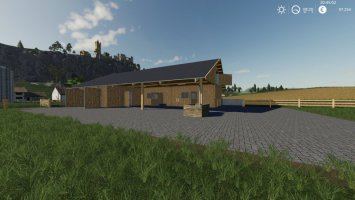 Beautiful Horse stable with dung feature FS19