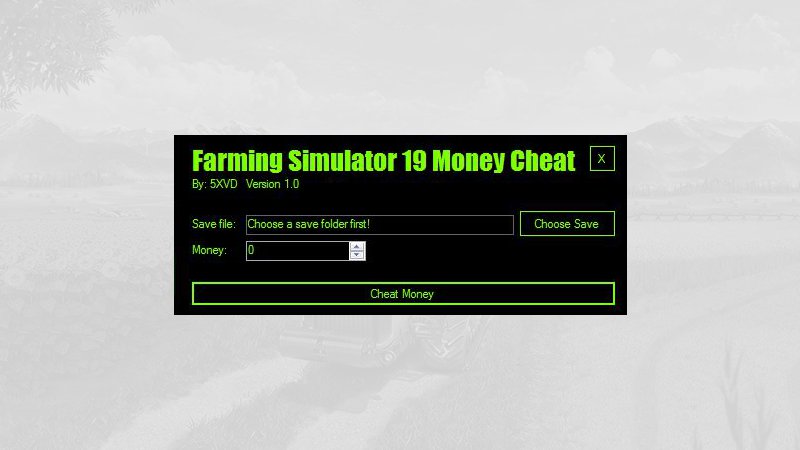 Farm Simulator 19 Money Cheat By 5XVD FS19 Mod Mod For Landwirtschafts Simulator 19 LS Portal