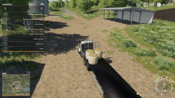 Fliegl Flatbed Roundbale Autoload v1.0.0.1 fs19