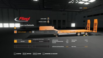 Fliegl semi trailer FS19