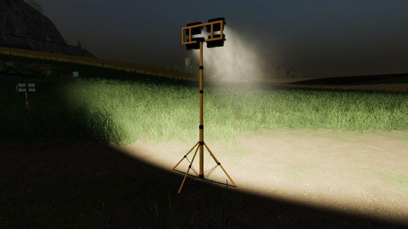 I første omgang Billedhugger af Forestry and field spotlights - FS19 Mod | Mod for Farming Simulator 19 |  LS Portal