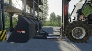 Forklift / stacker bucket set FS19