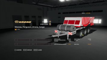 Massey Ferguson Krone Cargo v1.0.0.1 FS19