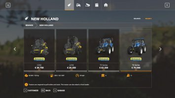 New Holland tractors v1.0.0.2