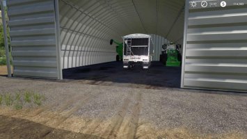 Placeable Quonset shed FS19