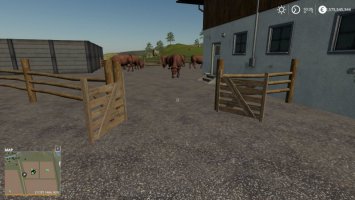 Placeable small cow yard FS19