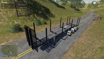 Timber Runner Wide With Autoload Wood v1.0 FS19