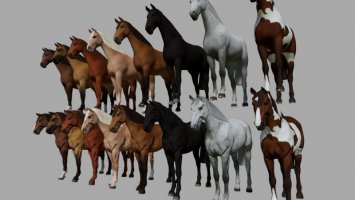 Decorative horses for GE FS19