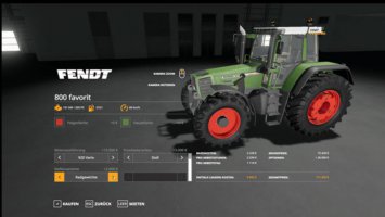 Fendt 800 Favorit FS19