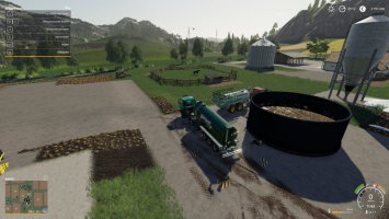 HoT befüllbares Gülle und Gärreste Lager v1.1.1 FS19