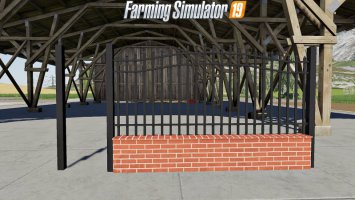 PLACEABLE Fence and Post Version 1 FS19