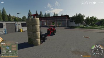 Ursus T 127 rundballen sammeln FS19