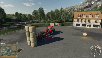 Ursus T 127 rundballen sammeln FS19