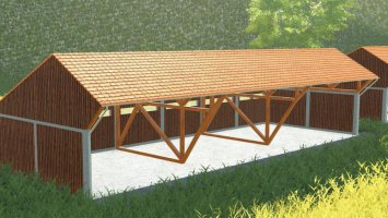 Large wooden building FS19