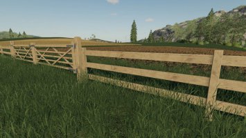 Wooden Gates Fences And Stone Walls FS19