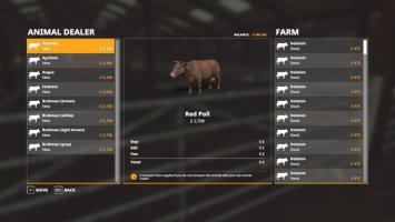 Cattle Breeds v1.1 FS19