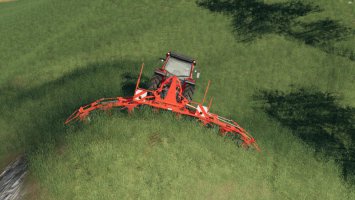 Kuhn GF8702 with ground adaptation FS19