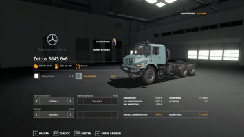 Mercedes Zetros 3643 6x6 V1 FS19