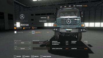 Mercedes Zetros 3643 6x6 V1 FS19