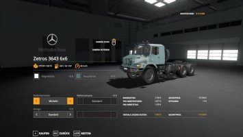 Mercedes Zetros 3643 6x6 V1 FS19