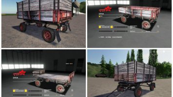 Paсk trailers for tractor v1.0 FS19