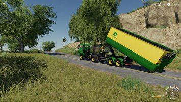 Peecon hooklift Auger Container FS19
