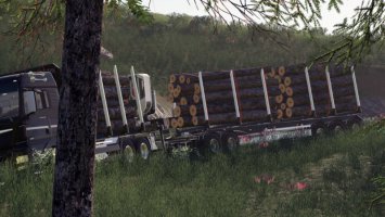 Fliegl Holz Rungen Anhänger v2.0.0.0 FS19