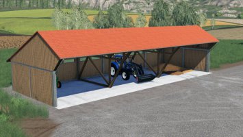 Maschinenunterstand Mit Beleuchtung FS19