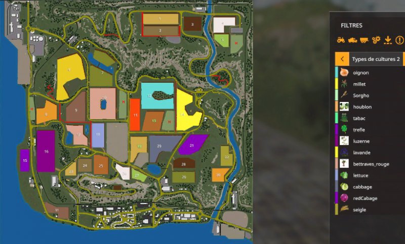 how big is fs19 maps